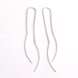 Boomerang Chain Ear Threaders