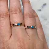 Classic Turquoise Ring Set - Renegade Jewelry