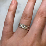 Pearl Cluster Stacking Rings - Renegade Jewelry