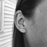 Thick Bar Stud Earrings - Renegade Jewelry